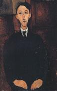 Amedeo Modigliani Portrait of the Painter Manuel Humbert (mk39) oil painting on canvas